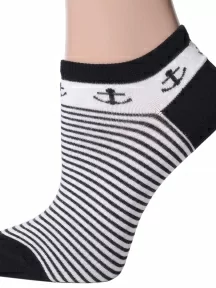 Короткие бамбуковые носки Grinston socks (PINGONS), 21D2, ЧЕРНЫЕ