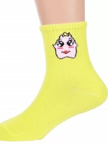 Детские спортивные носки Hobby Line, Ндх4366, САЛАТОВЫЕ