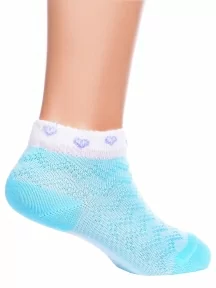 Детские носки "Борисоглебский трикотаж", 8С49, БИРЮЗОВЫЕ