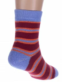 Детские махровые носки Альтаир, С114, БОРДОВО-ГОЛУБЫЕ