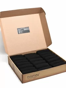 Набор из 20 пар мужских носков СТАНДАРТ (Челны Текстиль), L46-20, черные