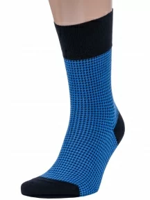 Мужские бамбуковые носки Sergio Di Calze (PINGONS), 17SC5, СИНИЕ