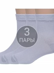 Комплект из 3 пар детских носков LORENZLine, 3-Л33, СЕРЫЕ
