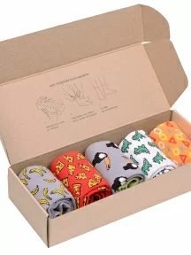 Набор из 5 пар женских носков Flappers Peppers, 5-1МБ19Ж-1, микс