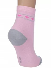 Детские носки LORENZline, Л104, РОЗОВО-СЕРЫЕ