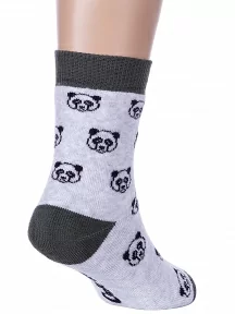 Детские махровые носки Conte kids, 21С-13/1СП, рис. 600, СВЕТЛО-СЕРЫЕ