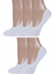 Комплект из 5 пар женских подследников Брестские (БЧК), 5-18С1319, рис. 000, БЕЛЫЕ