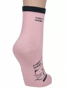 Женские носки Hobby Line, 358-1, РОЗОВЫЕ