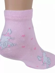 Детские носки RuSocks (Орудьевский трикотаж), Д-31359, рис. 02, СВЕТЛО-РОЗОВЫЕ