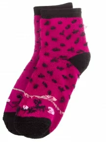Детские махровые носки Альтаир, С112, РОЗОВО-ЧЕРНЫЕ