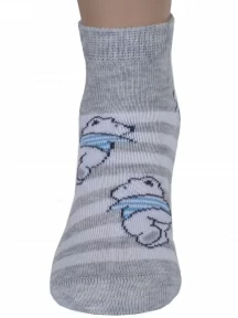 Детские носки RuSocks (Орудьевский трикотаж), Д-31360, рис. 04, СВЕТЛО-СЕРЫЕ