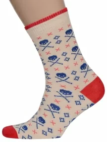 Носки unisex ХОХ FANTASY, XF-35, БЕЖЕВЫЕ