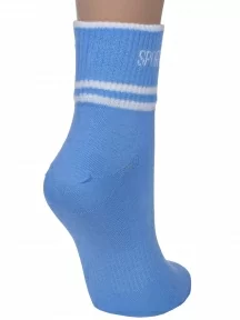 Женские носки LORENZline, С25, ГОЛУБЫЕ
