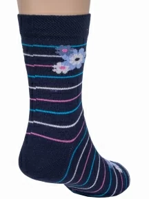 Детские носки Брестские (БЧК), 14С3081, рис. 036, ТЕМНО-СИНИЕ