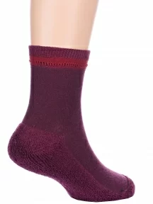 Детские носки с махровым следом LORENZline, Л7, БОРДОВЫЕ