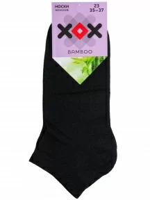 Женские бамбуковые носки ХОХ, G-1125, ЧЕРНЫЕ