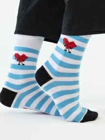 Носки unisex St. Friday Socks, tel-1067-02, "Морская люболь"