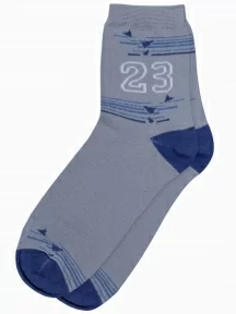 Детские носки RuSocks (Орудьевский трикотаж), Д3-13499, рис. 02, СВЕТЛО-СЕРЫЕ