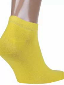 Мужские короткие спортивные носки ХОХ, SPM-180, ЯРКО-ЖЕЛТЫЕ