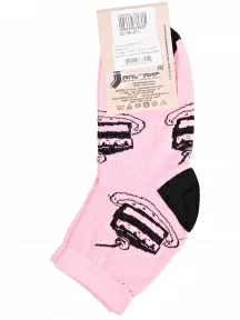 Женские носки Альтаир, А215, РОЗОВО-ЧЕРНЫЕ