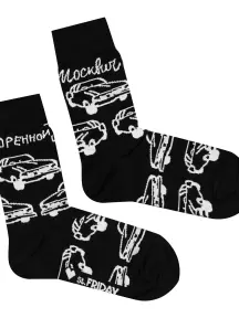 Носки St. Friday Socks The oldest moskvich. Черные (X10-1602-19)