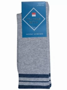 Мужские спортивные носки "Красная ветка", С-1350, СЕРЫЕ