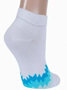 Женские короткие носки Брестские (БЧК), 14С1101, рис. 299, БЕЛЫЕ