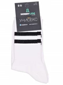 Спортивные носки Hobby Line, нус80159-52-07, БЕЛЫЕ