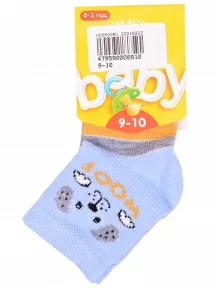 Детские носки Брестские (БЧК), 14С3081, рис. 4049, БЛЕДНО-ГОЛУБЫЕ