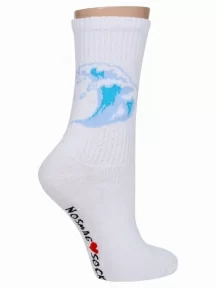 Женские носки "Челны Текстиль", L34ж, "Волна"