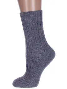 Женские полушерстяные носки RuSocks (Орудьевский трикотаж) СВЕТЛО-СЕРЫЕ (Ж-180)