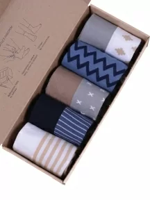 Набор из 5 пар мужских носков MSCLUB №М46, ВИ5-НМ46, микс 2