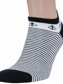 Короткие бамбуковые носки Grinston socks (PINGONS), 21D2, ЧЕРНЫЕ