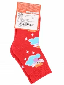 Детские махровые носки Брестские (БЧК), 14С3060, рис. 168, ВИШНЕВЫЕ