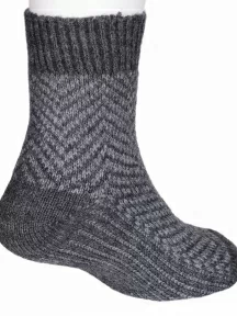 Детские полушерстяные носки RuSocks (Орудьевский трикотаж), Д-382, ТЕМНО-СЕРЫЕ, рис. 0