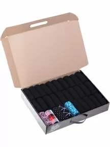 Набор из 30 пар мужских носков "Нева-Сокс", НС-30-217, микс "Свободный архитектор"