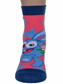 Детские носки "Смешарики" Брестские (БЧК), 19С3093, рис. 887, ПЕРСИКОВЫЕ