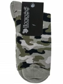 Мужские бамбуковые носки "Носкофф" (АЛСУ), НМ104, рис. 3013, ХАКИ