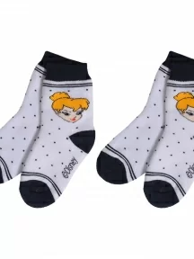 Комплект из 2 пар детских махровых носков RuSocks (Орудьевский трикотаж), 2-DIN-75, рис. d01, БЕЛЫЕ