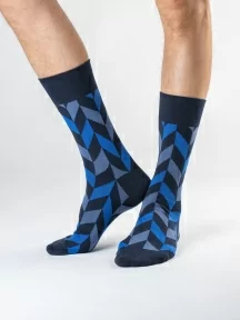 Набор из 5 пар мужских носков "Нева-Сокс", НС-5-НМ30, микс "Ночные переговоры"