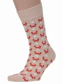 Комплект из 2 пар мужских носков MSCLUB №М29, 2-nm-314, БЕЖЕВЫЕ