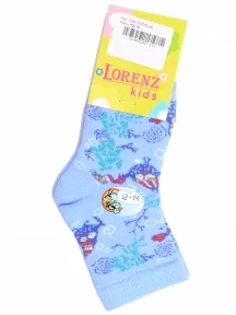 Детские махровые носки LORENZline, Л92, ГОЛУБЫЕ