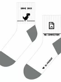 Укороченные носки unisex St. Friday Socks, 505-2, "Проверьте подключение"