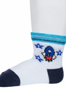 Детские носки "Борисоглебский трикотаж", 8СМ1005/1, БЕЛЫЕ