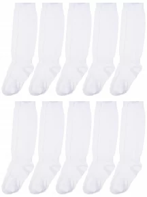 Комплект из 10 пар мужских спортивных гольфов Альтаир, 10-М95, БЕЛЫЕ