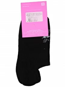 Подростковые ультракороткие носки "Красная ветка", ПС-1419, ЧЕРНЫЕ