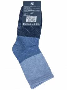 Детские носки RuSocks (Орудьевский трикотаж) ДЖИНСОВО-ГОЛУБЫЕ (Д3-13832М)