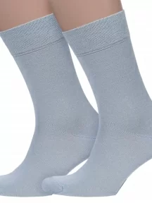 Комплект из 2 пар мужских бамбуковых носков DiWaRi, 2-7С-94СП, рис. 000, СЕРЫЕ