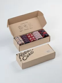 Набор из 5 пар мужских носков "Нева-Сокс", НС-5-НМ30, микс "Джентельмены"