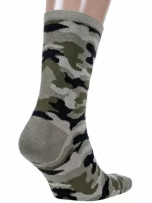 Мужские бамбуковые носки "Носкофф" (АЛСУ), НМ104, рис. 3013, ХАКИ